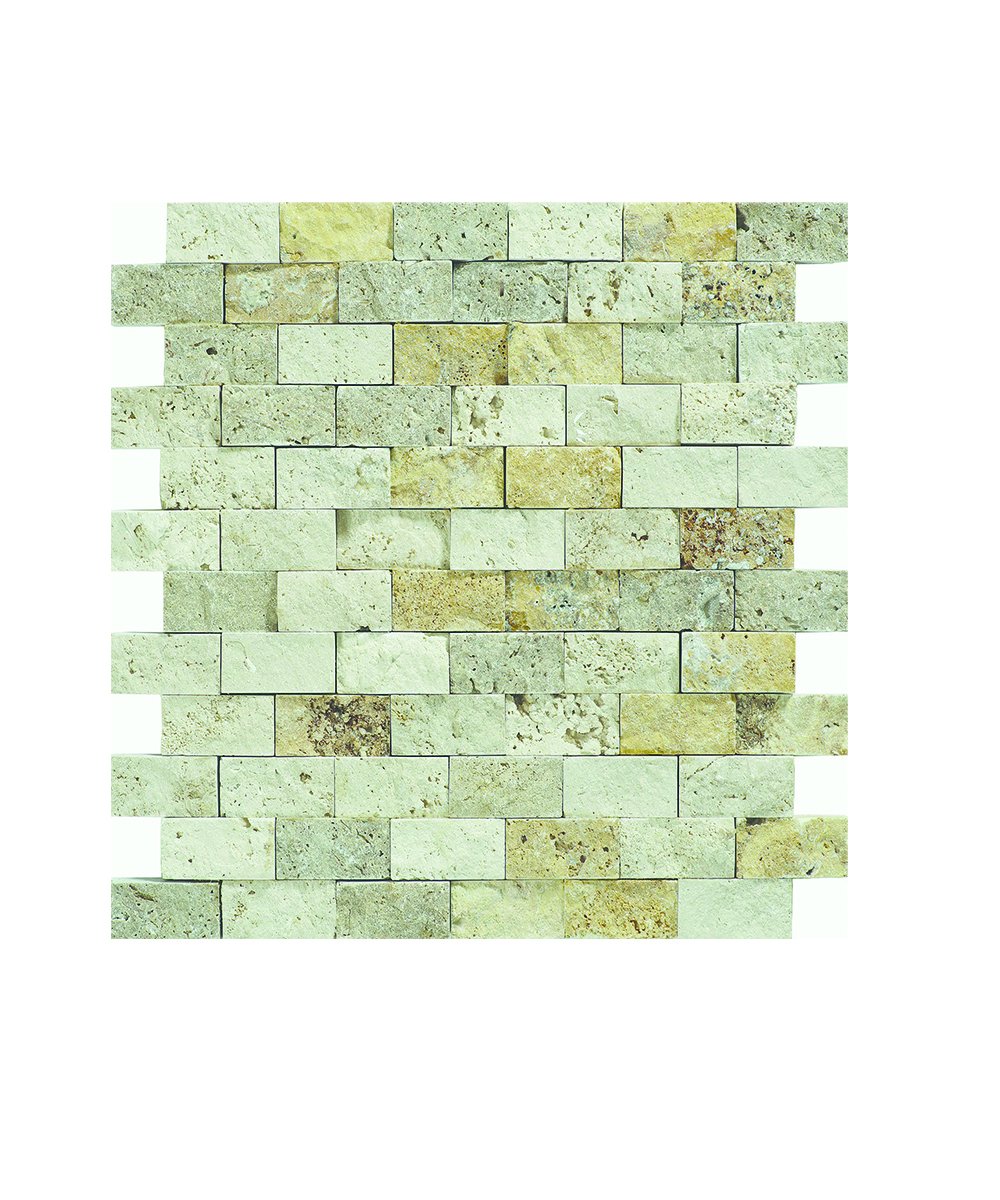 DYD015 Doğal Taş Traverten Patlatma Taş  Duvar Kaplama