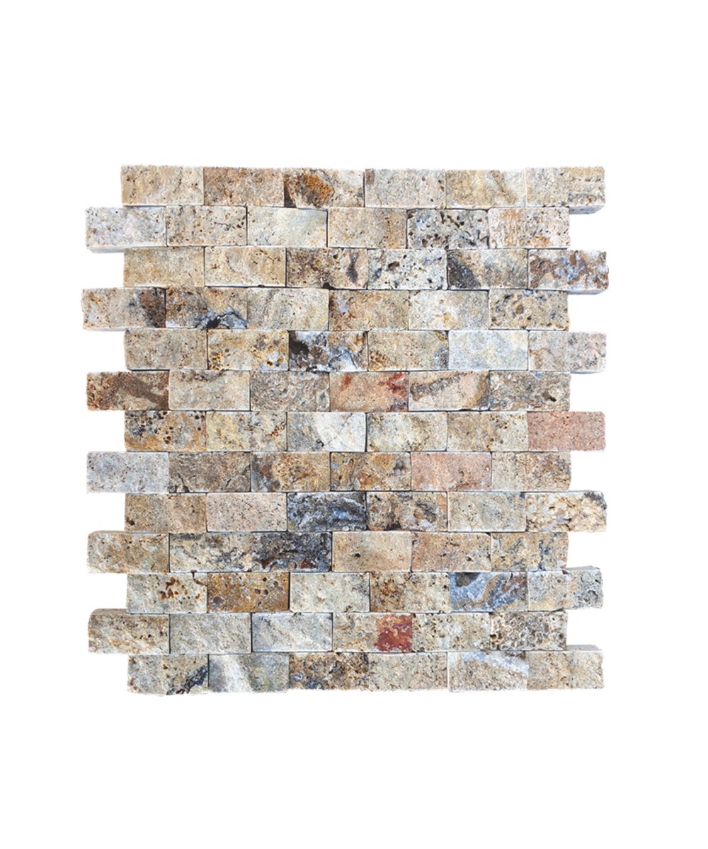 DYD06 Doğal Taş Traverten Patlatma Taş  Duvar Kaplama