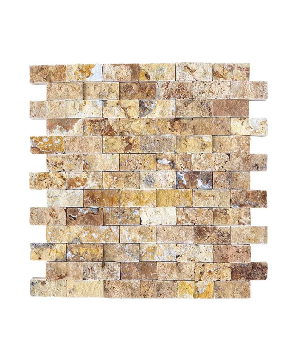 DYD010 Doğal Taş Traverten Patlatma Taş  Duvar Kaplama